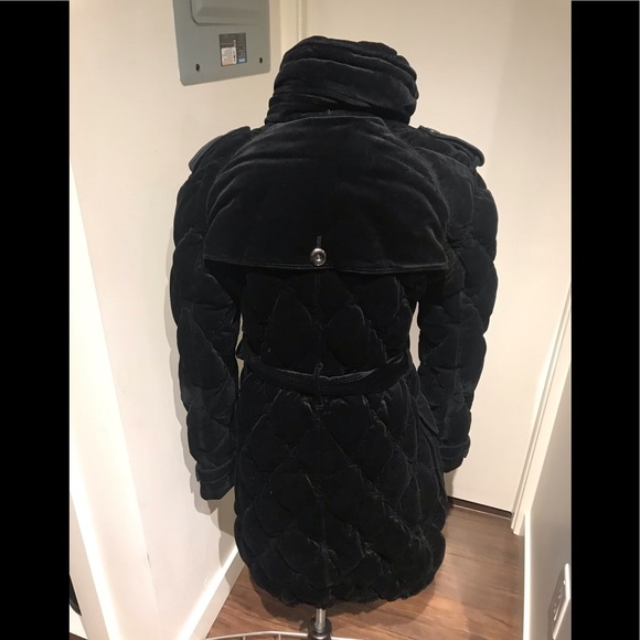 🔥sold 🔥Burberry velvet duck down puffer - small (as is) - Picture 5 of 17